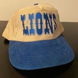 1985 VINTAGE DETROIT LIONS SNAPBACK